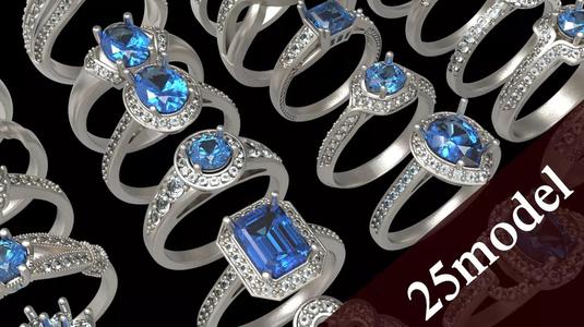 Ring pack 3D print models