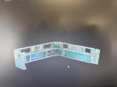 Modular Sci-Fi Perimeter Wall with Windows – Wargaming TerrCain