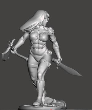 🔥 New Collectible Figure – Barbarian Huntress