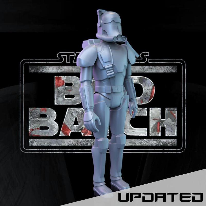 CROSSHAIR FROM BADBATCH RETRO VINTAGE KENNER STYLE