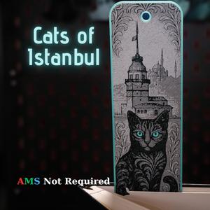 Cats of Istanbul Bookmark (Maidens Tower)