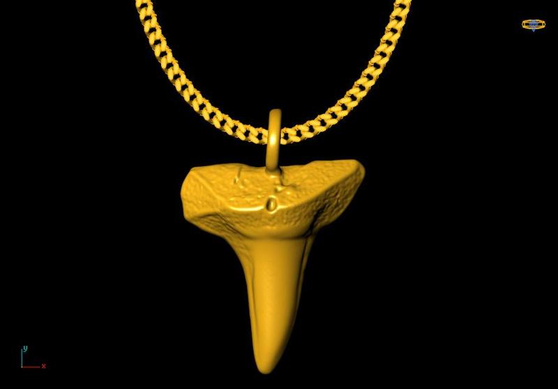 shark shark teeth charm 20mm