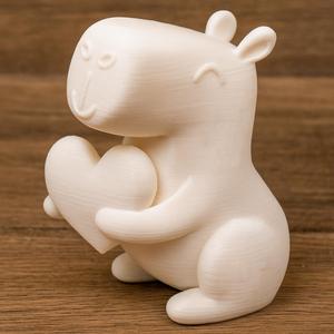 Capybara with Heart