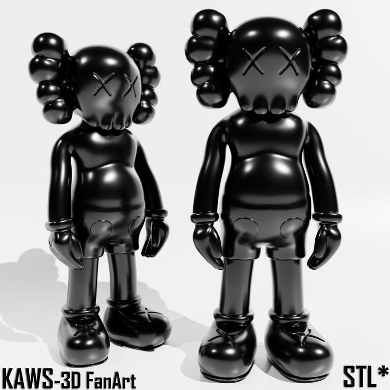 KAWS - 3D Model FAN ART | KAWS Companion Open Edition Vinyl Figure