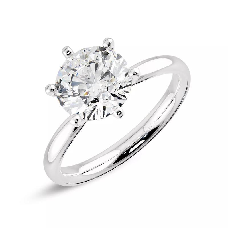 Solitaire Ring 360 Animation and stl file 3D print model