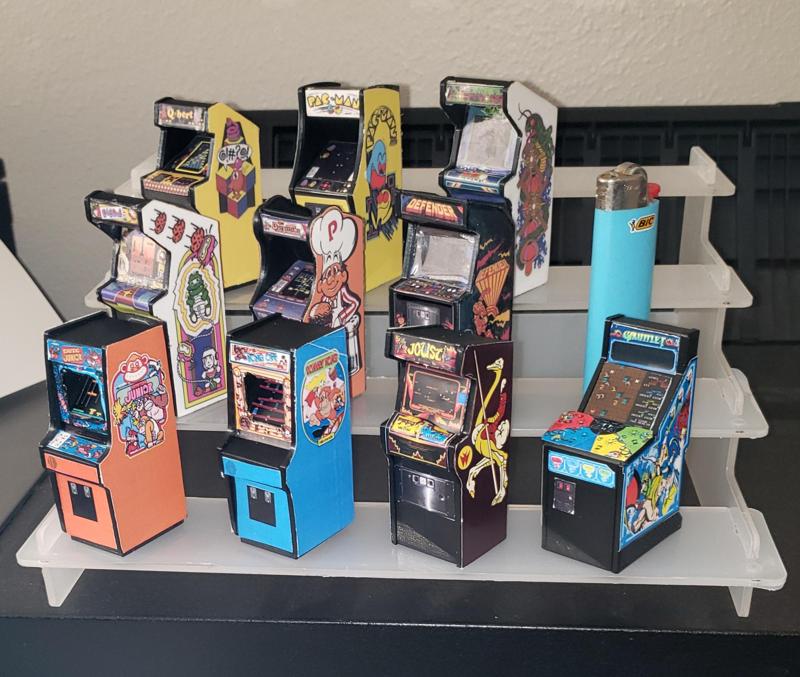 Arcade Cabinet - Joust - Moon patrol - Williams