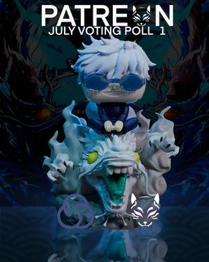 Gojo Riding the Rainbow Dragon Funko