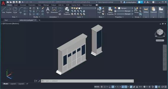 autocad antre 3d modeling