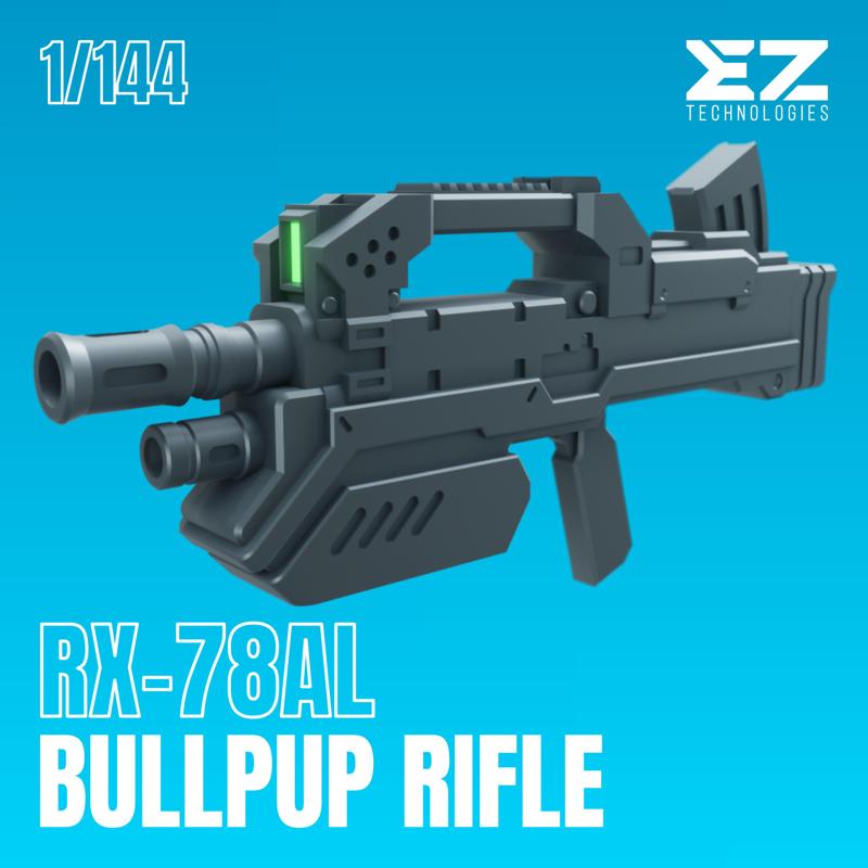 1/144 RX-78AL ATLAS GUNDAM RIFLE - 3D-PRINTABLE MODEL - MOBILE SUIT GUNDAM THUNDERBOLT