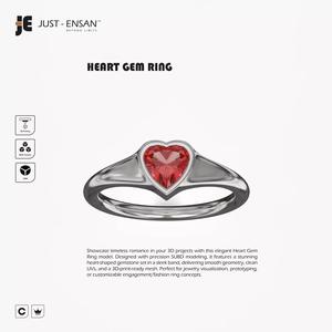 Heart Gem Ring