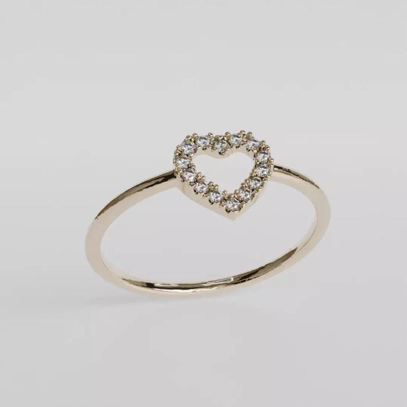 heart diamond ring