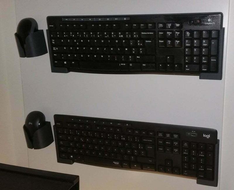 Logitech K295/K270 wall mounted holder