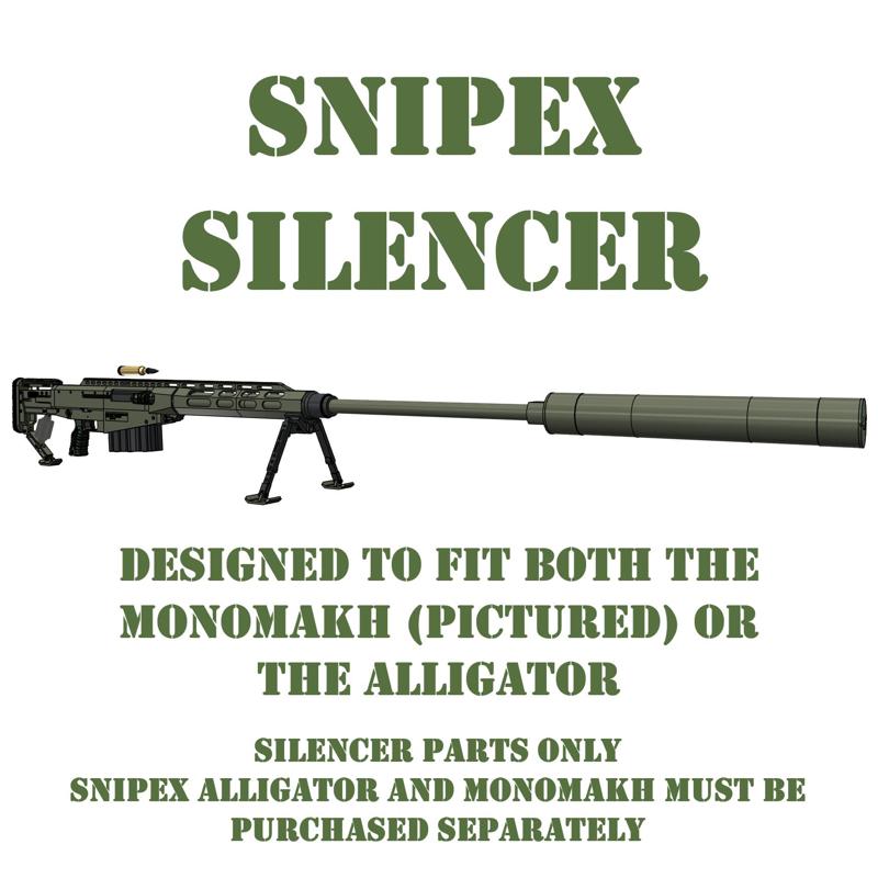 Snipex Silencer for Alligator and Monomakh