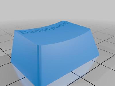 OEM Profile Row 5 1.5u Backspace Keycap