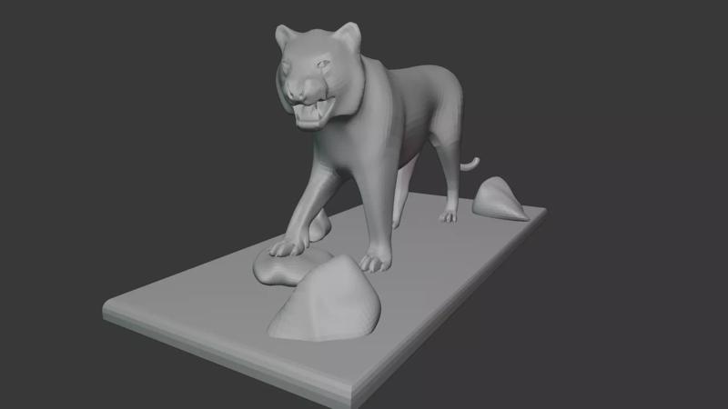 Tigre escultura