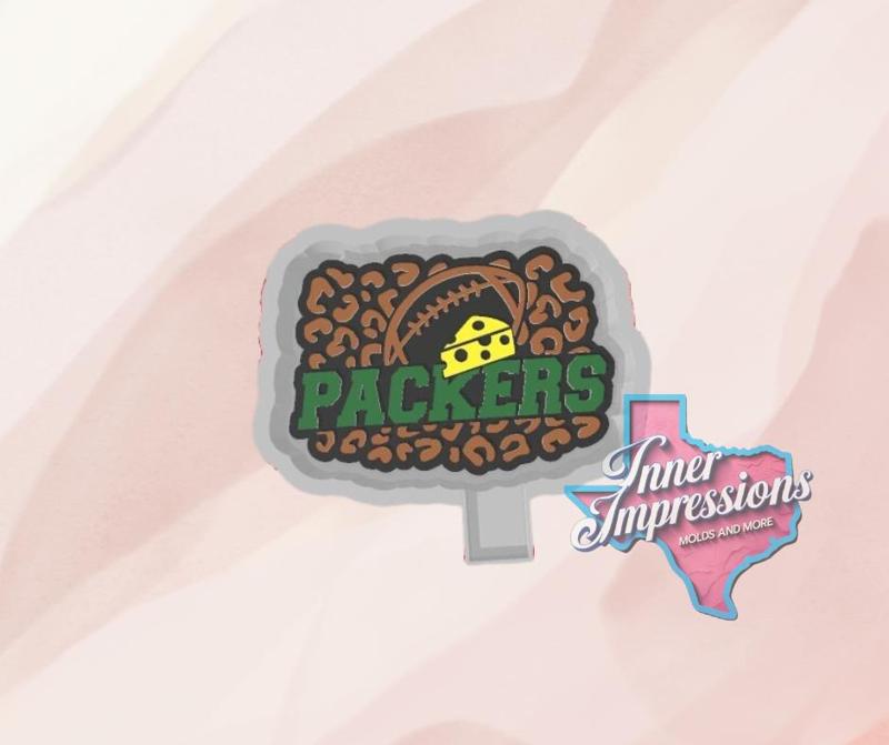 Cheetah Packer Football freshie mold