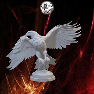 Majestic Eagle Landing Pose – SoliDRawinGs C343