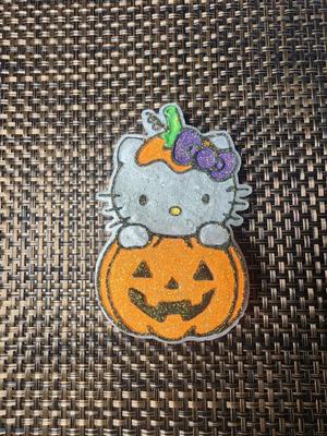 Hello Kitty Halloween Pumpkin Freshie Mold - 3D Model Mold Box for Silicone Freshie Moulds