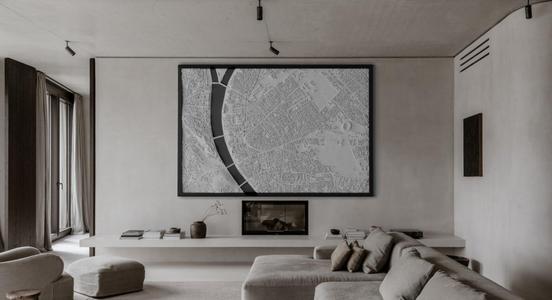 BUDAPEST City Map - 3 x 2 Meters - 1/2000 scale