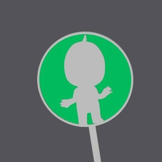 Cupcake Topper - Cry-babies Duo -