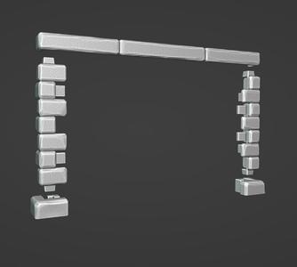 Mordheim Wall corners and Beams