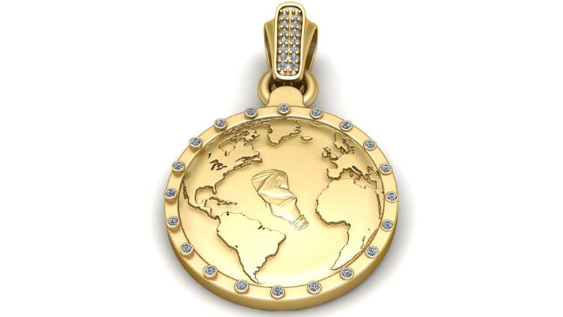 Auriga Fine PANDANT 3D PRINTABLE MODAL