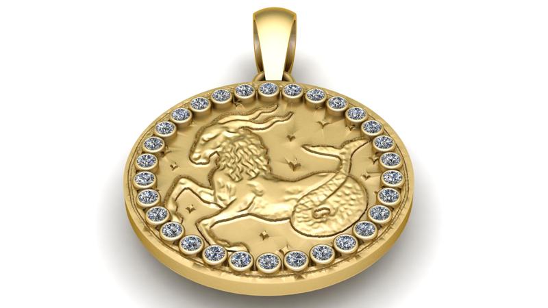 HOURS ANIMAL PENDANT 3D PRINTABLE MODEL