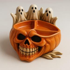 BooBowl, the Haunted Pumpkin Tray