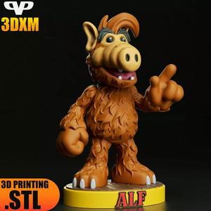 Alf Chibi STL for 3D Printing 3DXM ChibiSTL