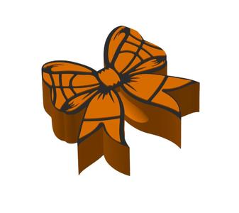 Basketball Bow Straw Topper 2 sizes 3MF file included
