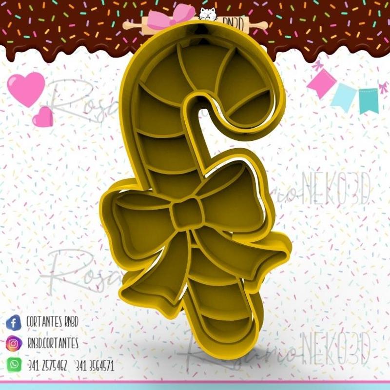 Christmas cane cookie cutter -walking stick Cookie Cutter