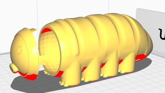 Tardigrade salt and pepper shaker