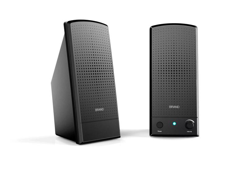 Black  desktop Stereo 2-1 speaker