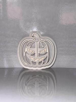 Halloween Scary Pumpkin Cookie Cutter – 3D Printable STL