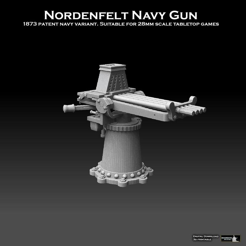 Nordenfelt Navy Gun