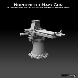 Nordenfelt Navy Gun