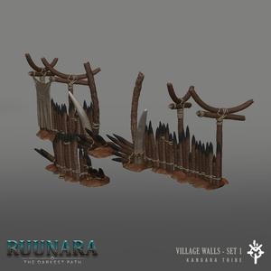 RUUNARA - WALLS - TERRAIN SCENERY / KANGARA TRIBE