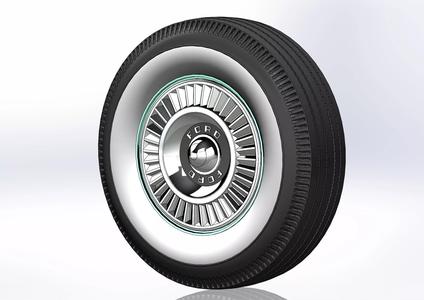 Wheels Fairlane 1957 for scale model
