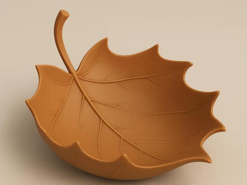 Curled Leaf Bowl