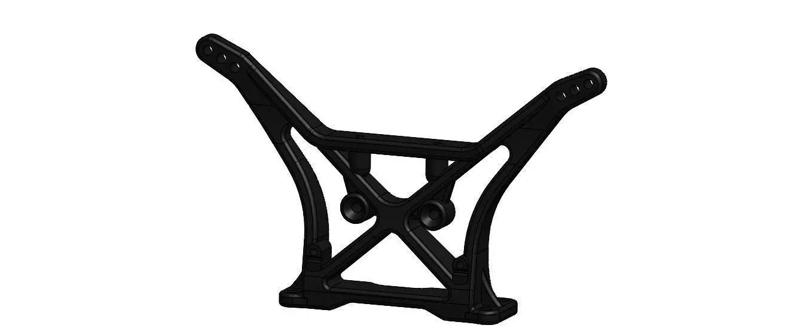 Team Associated SC10 Rear Shock Tower ASC9824 3D Printable Model