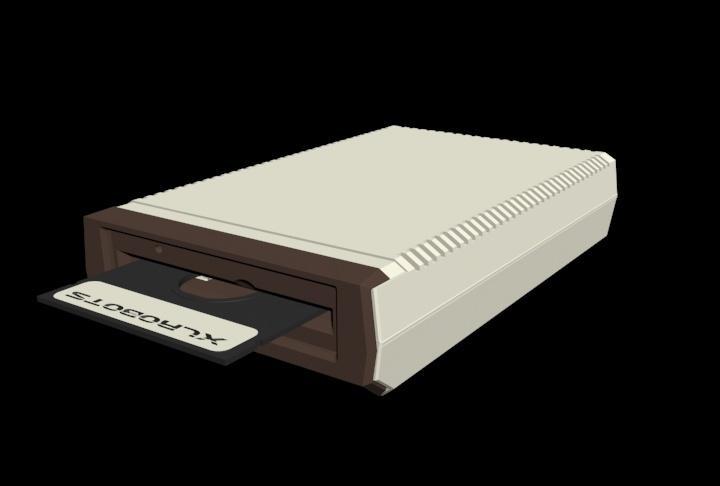 Atari 1050 2.5" Hard Drive Case