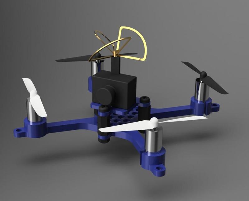 Airwave - Micro FPV Quadcopter frame for Micro Scisky, 820 motors and FX797T