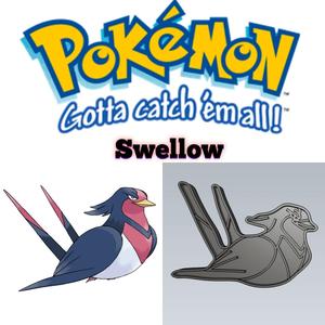 AMAZING POKEMON Swellow COOKIE CUTTER STAMP CAKE DECORATING