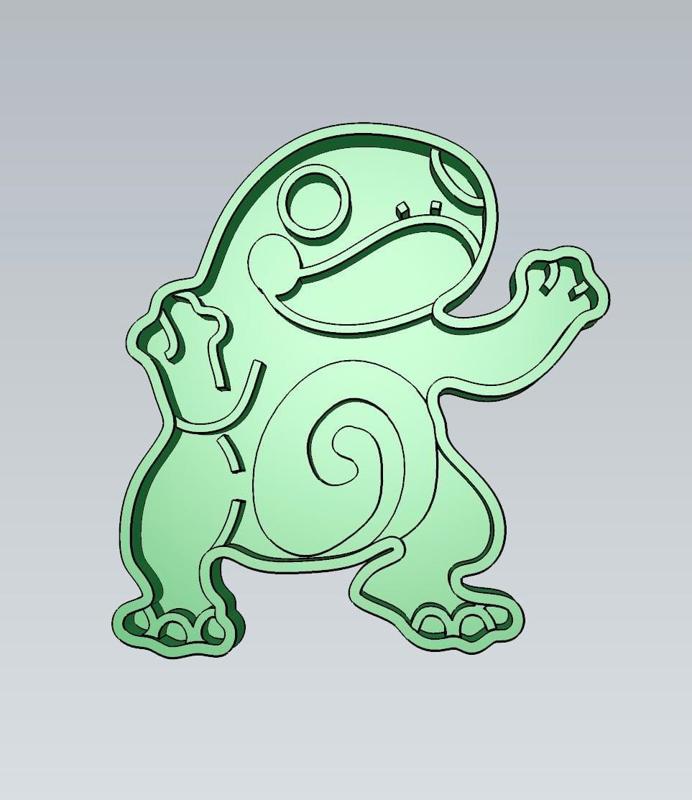 AMAZING POKEMON politoed COOKIE CUTTER STAMP CAKE DECORATING