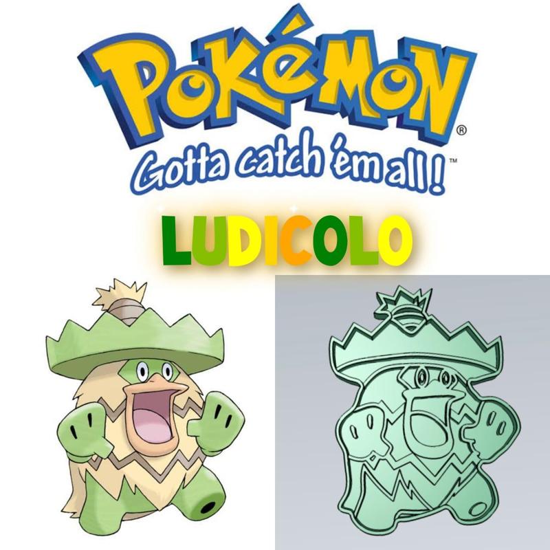 AMAZING POKEMON ludicolo COOKIE CUTTER STAMP CAKE DECORATING