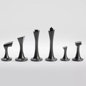 Modern  unique chess pieces for 3D printing
