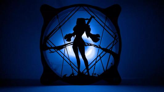 Genshin Impact Yelan PC fan cover