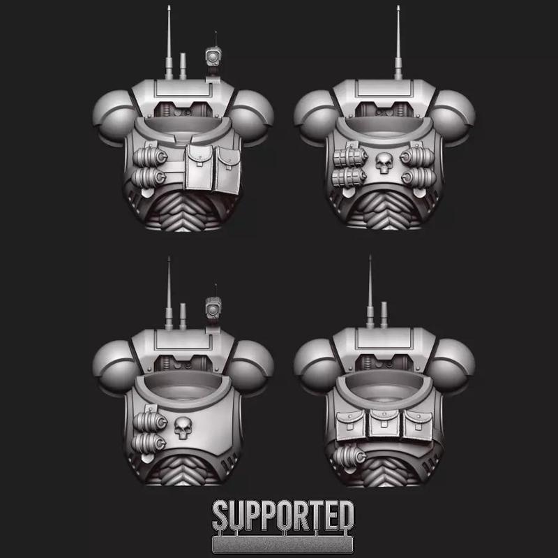 Voidguard Exo-Core marine Upper body kit