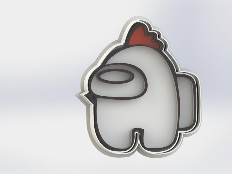 Easter among us chicken biscuit cutter