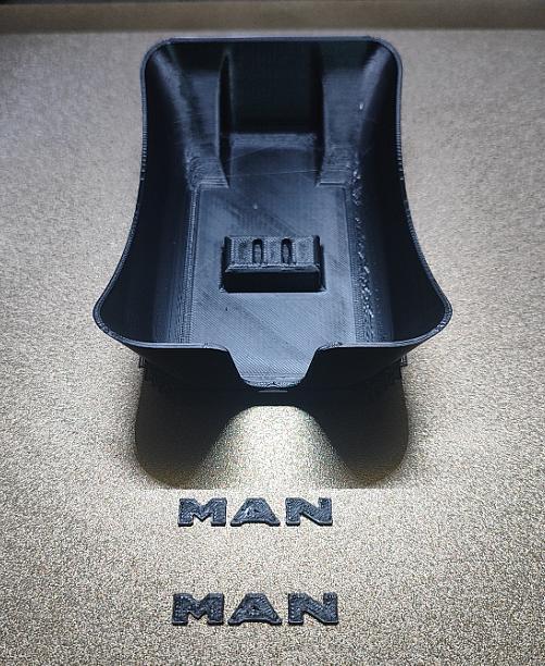 Fuel tank clamp cover MAN TGX TGS E6 OE 81.41801-0315 / 81418010315